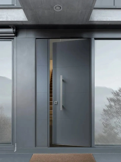 Porta blindata Compact DB in laccato Grigio di Gardesa