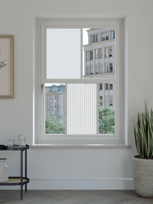 Tenda Panorama Plissè laterale in alluminio con tessuto plissettato di Pronema