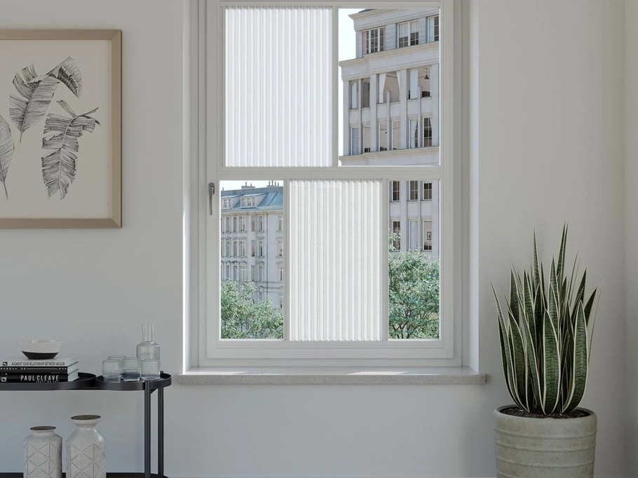 Tenda Panorama Plissè laterale in alluminio con tessuto plissettato di Pronema