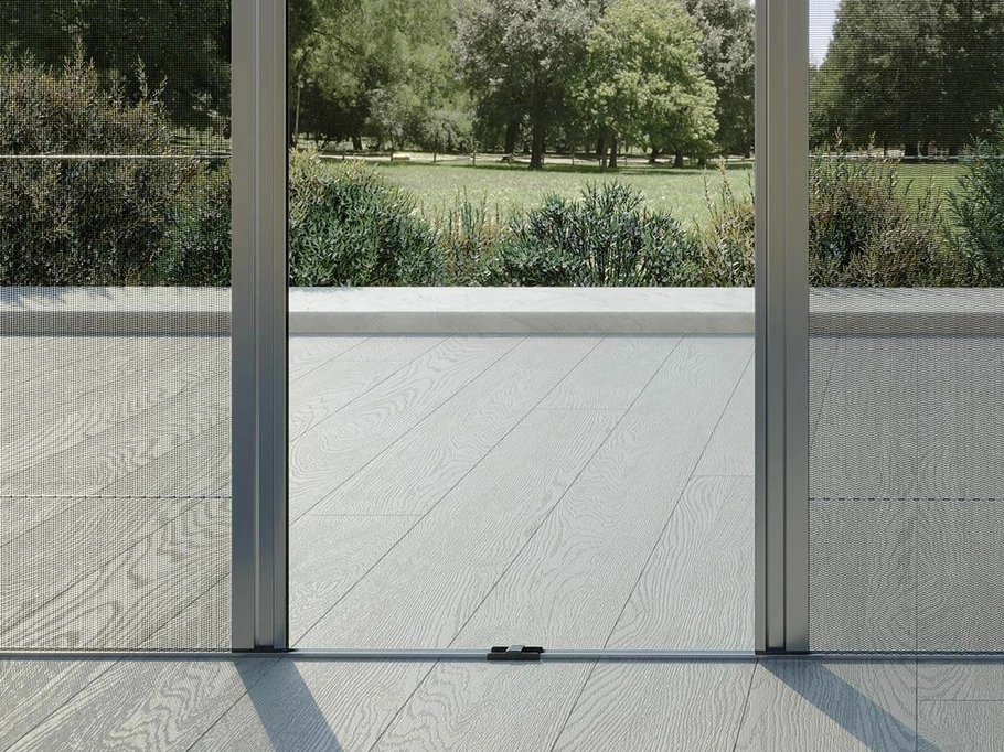 Zanzariera in alluminio Plissettata laterale doppia di Pronema