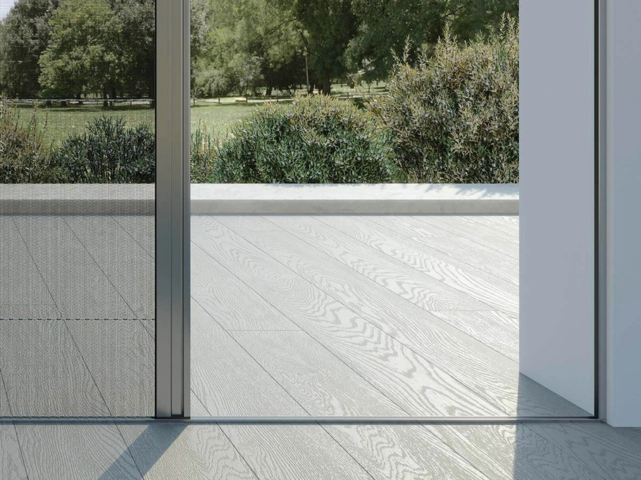 Zanzariera in alluminio Plissettata laterale singola di Pronema