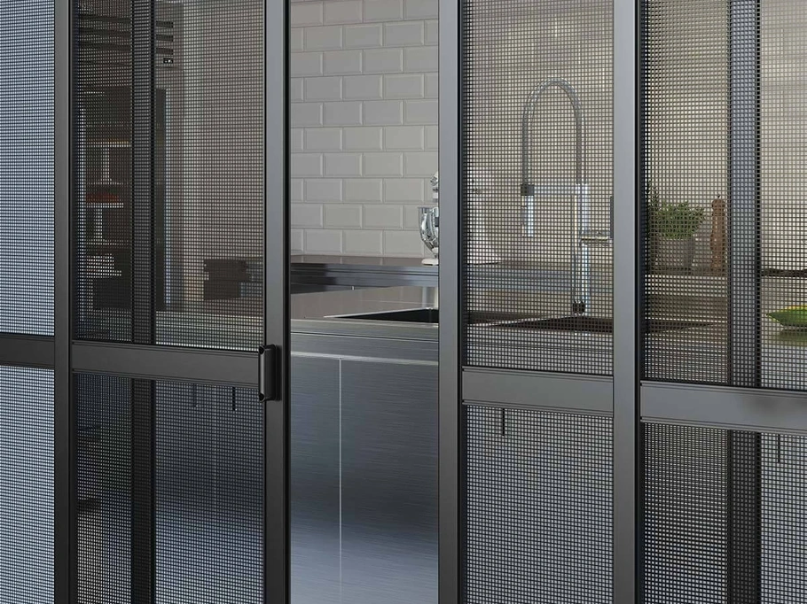 Zanzariera Scorrevole laterale a 4 pannelli di Pronema