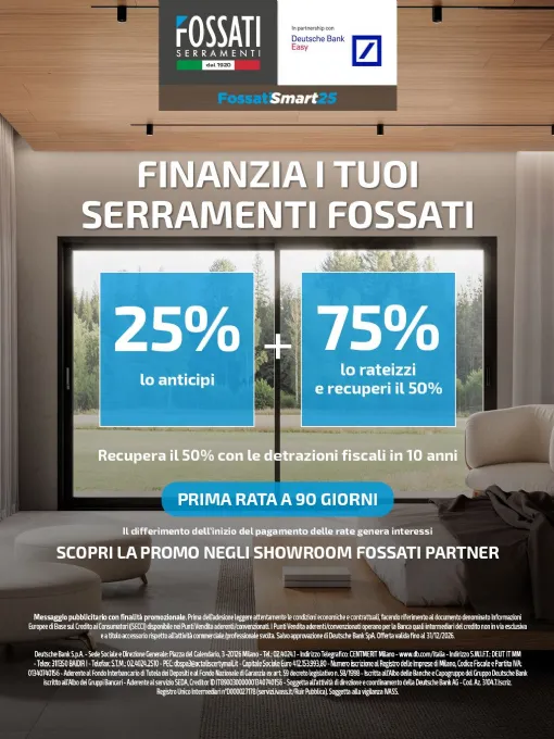 SCOPRI LA PROMO NEGLI SHOWROOM FOSSATI PARTNER