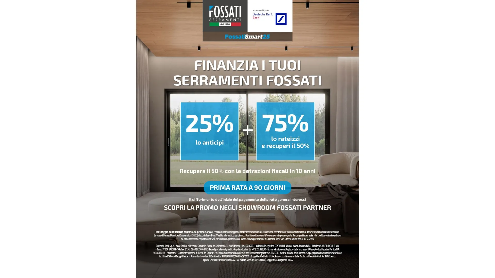 SCOPRI LA PROMO NEGLI SHOWROOM FOSSATI PARTNER