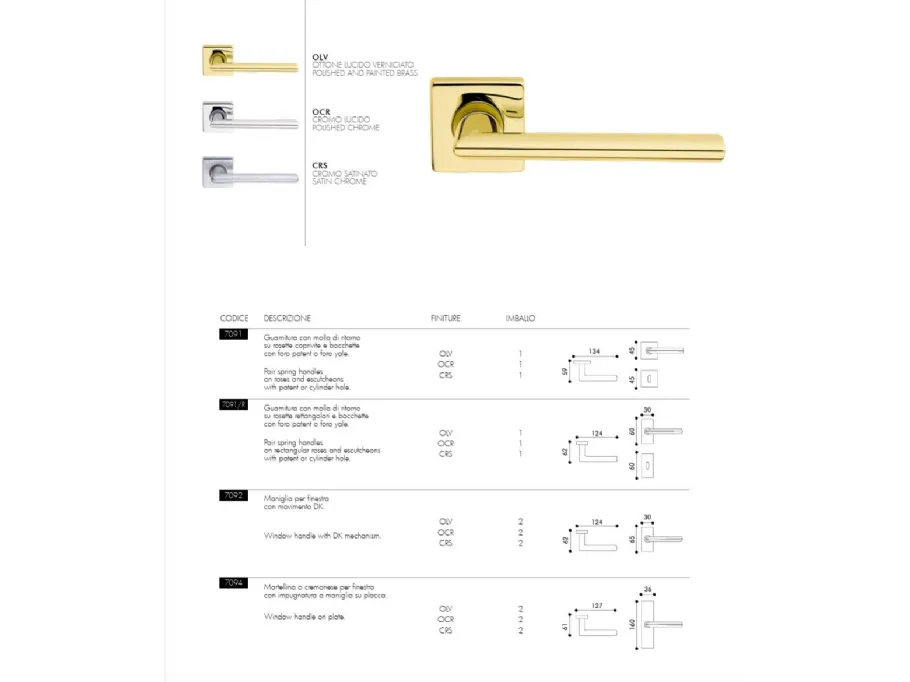 Maniglia Pegaso di Arieni