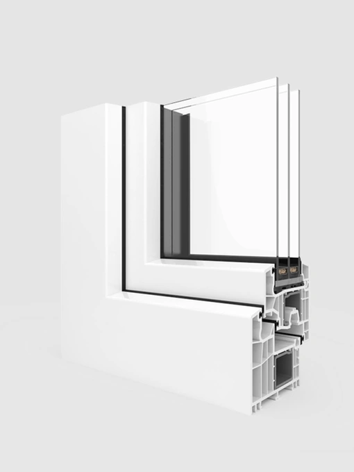 Finestra in pvc BluEvolution 92 di Eko-Okna