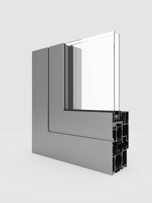 Finestra in alluminio Ecofutural di Eko-Okna