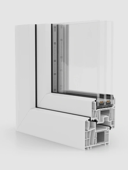 Finestra in pvc EkoSun 7 di Eko-Okna