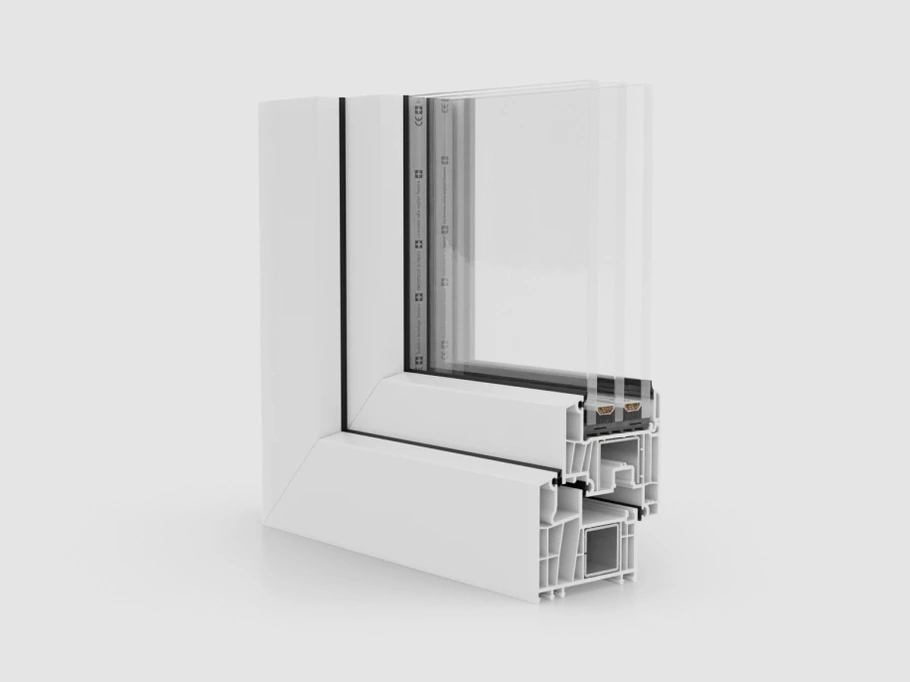 Finestra in pvc EkoSun 7 di Eko-Okna