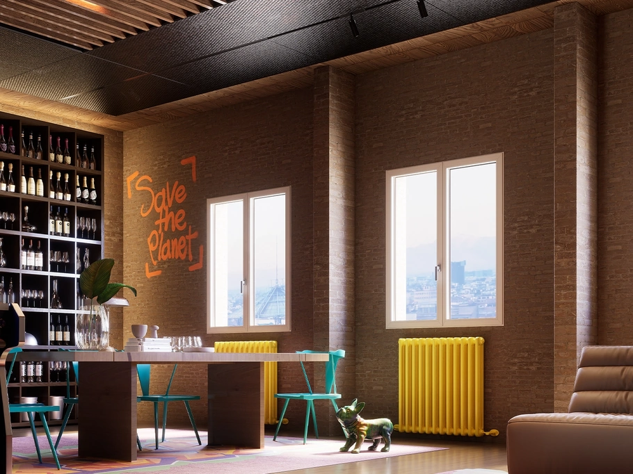 Finestra in alluminio Forma di Fossati Serramenti