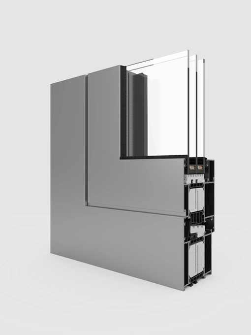 Finestra in alluminio Genesis di Eko-Okna