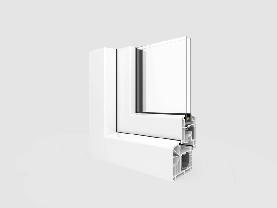 Finestra in pvc Ideal 4000 New di Eko-Okna