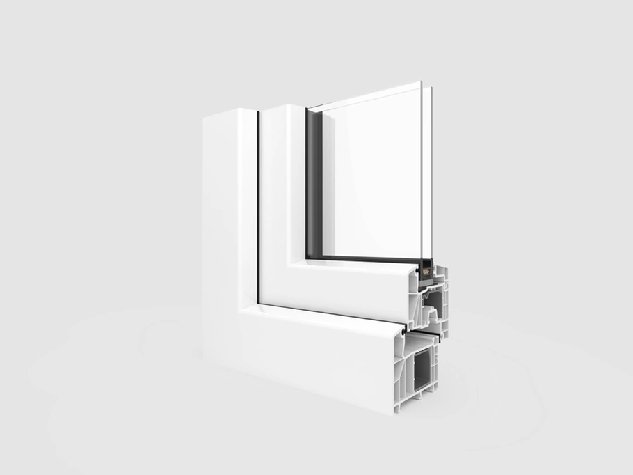 Finestra in pvc Ideal 7000 New di Eko-Okna