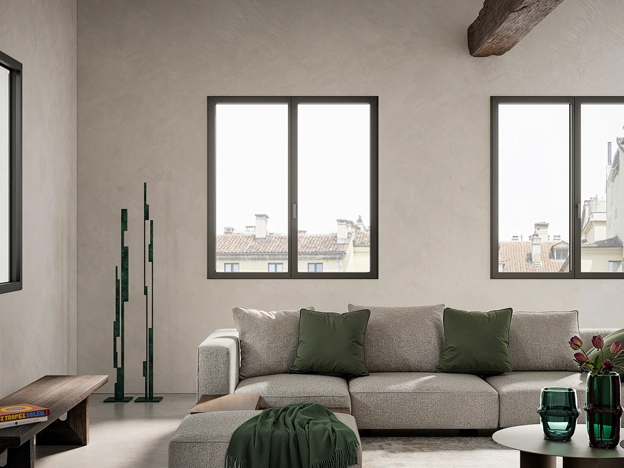 Finestra in alluminio iLine di Fossati Serramenti