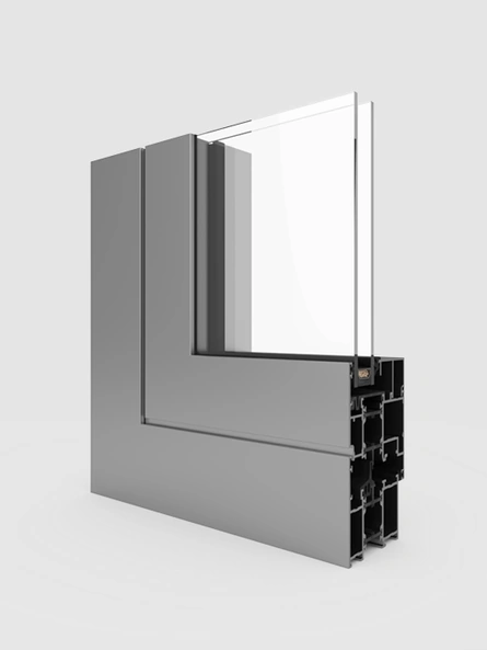 Finestra in alluminio Imperial di Eko-Okna