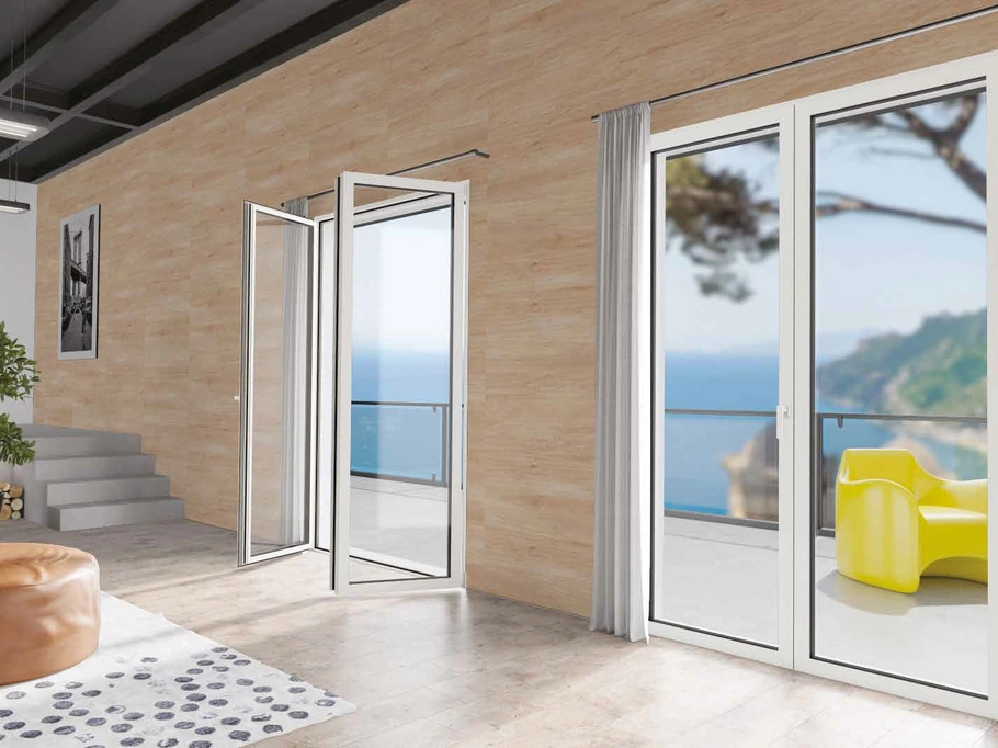 Finestra in alluminio Lunica Gold di Biemme Finestre