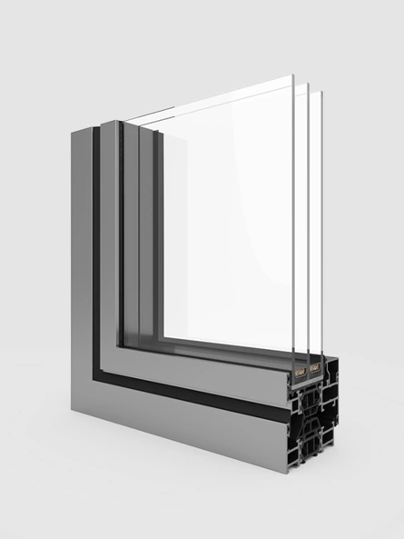 Finestra in alluminio MaxLight di Eko-Okna
