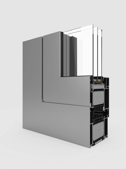 Finestra in alluminio MB-104 Passive di Eko-Okna
