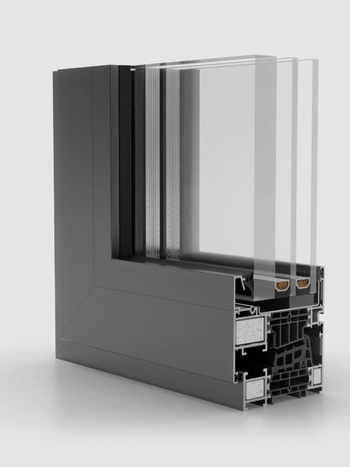 Finestra in alluminio MB-86 EI di Eko-Okna