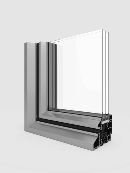 Finestra in alluminio MB-Ferroline di Eko-Okna