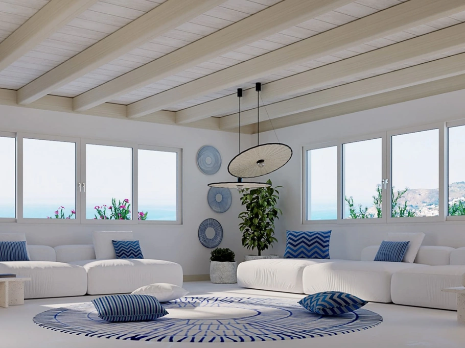 Finestra scorrevole leggera Mediterraneo di Fossati Serramenti