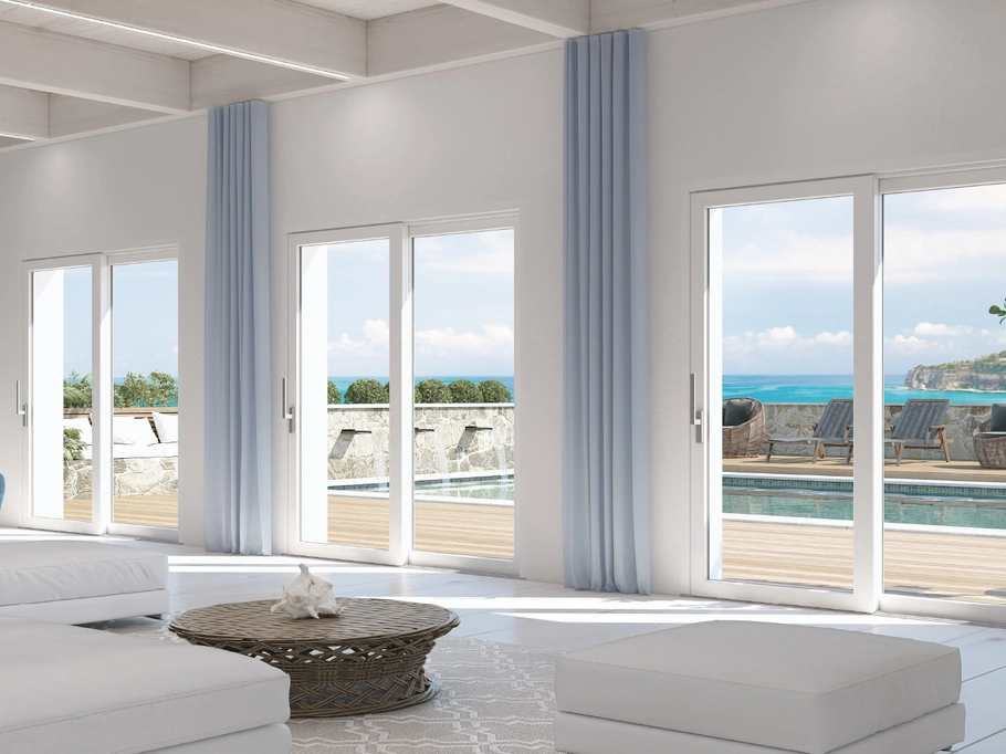 Finestra alzante scorrevole in pvc Meridiana di Fossati Serramenti