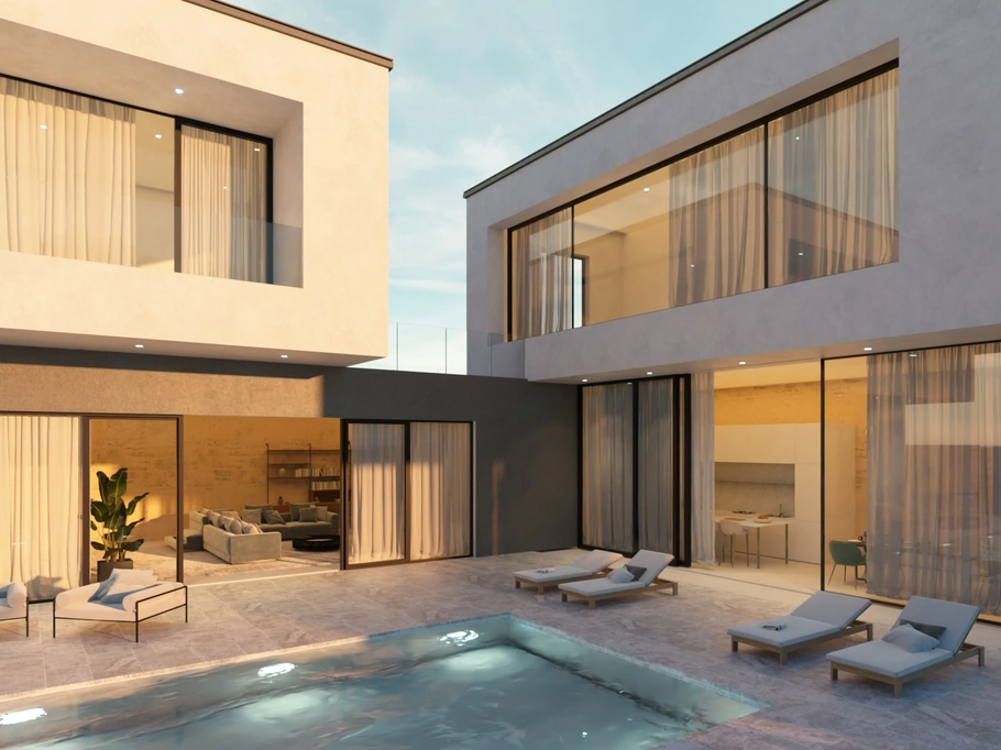 Finestra alzante scorrevole in pvc Meridiana di Fossati Serramenti