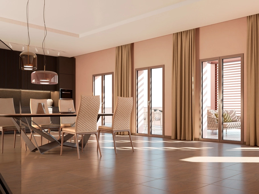 Finestra in alluminio Metropolis di Fossati Serramenti