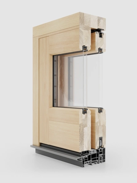 Finestra scorrevole Naturo 68 HST di Eko-Okna