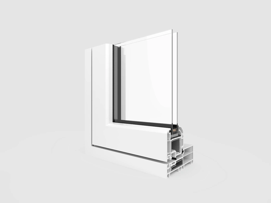 Finestra in pvc Nordline di Eko-Okna