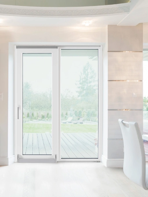 Finestra scorrevole complanare PVC di Fossati Serramenti