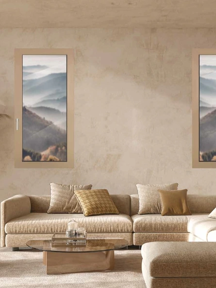 Finestra in alluminio Reversa di Biemme Finestre