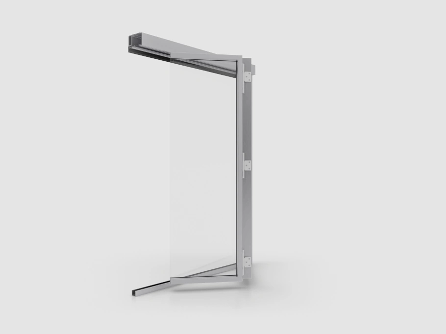 Finestra scorrevole Sistema ad armonica loft di Eko-Okna