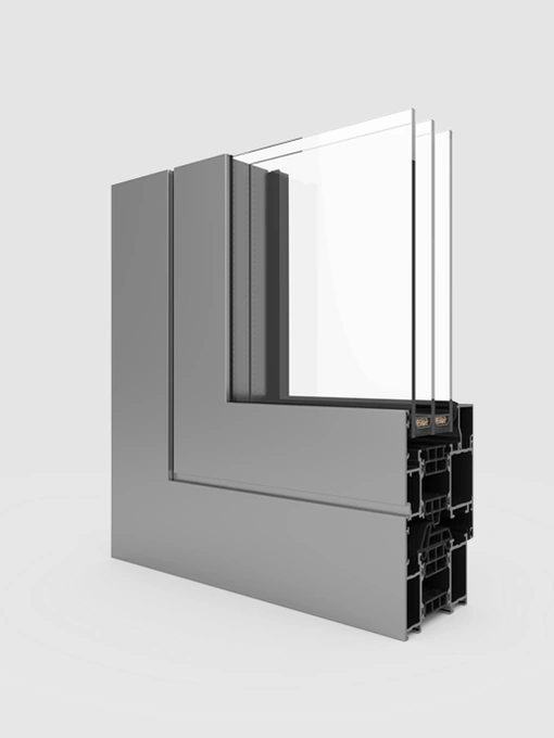 Finestra in alluminio Superial di Eko-Okna