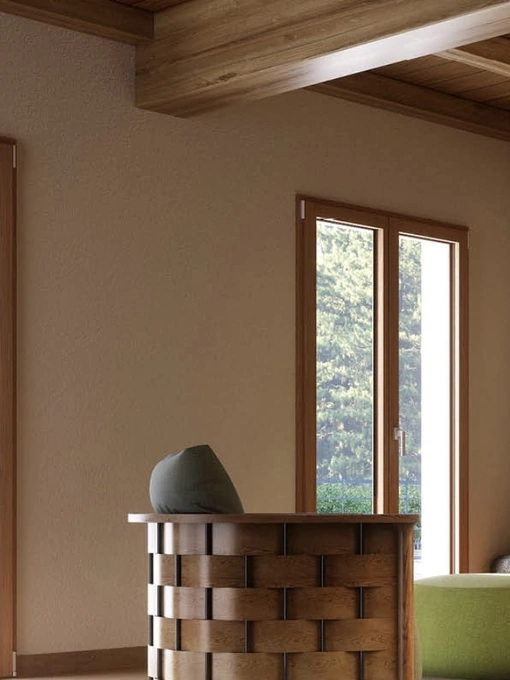 Finestra in legno e alluminioThermicX di Fossati Serramenti