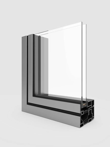 Finestra in acciaio Unico di Eko-Okna