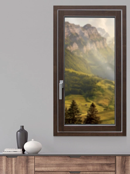 Finestra Vela Gold in alluminio e legno di Biemme Finestre