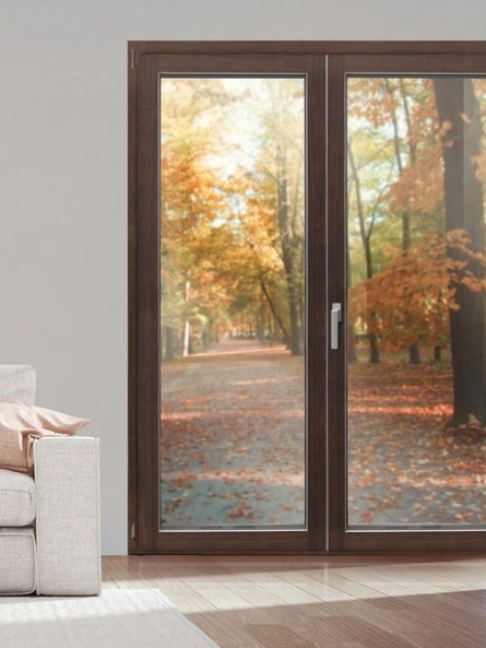 Finestra Vela Magnum in alluminio e legno di Biemme Finestre