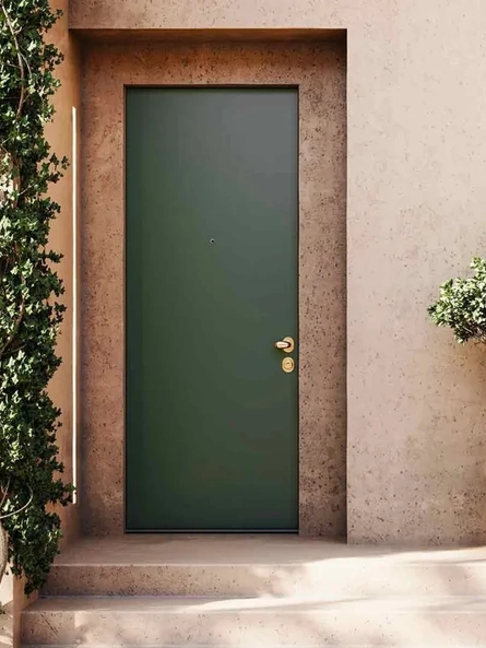 Porta blindata Compact Alluminio Pellicolato di Gardesa