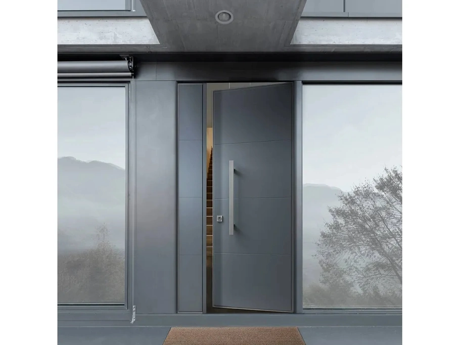 Porta blindata Compact DB in laccato Grigio di Gardesa