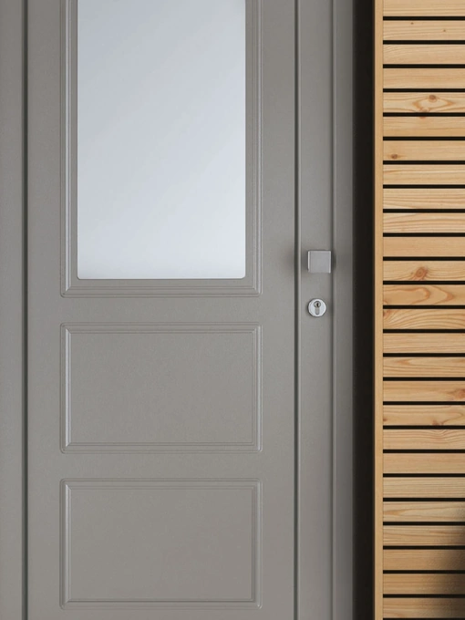 Portoncino Farnese Classico in pvc e vetro di Fossati Serramenti