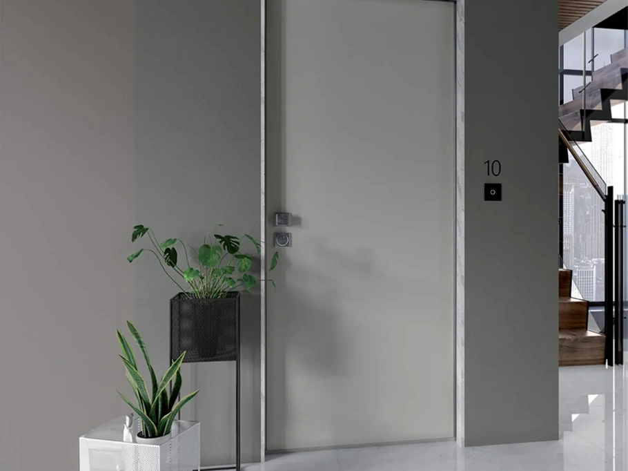 Porta blindata Florence in laccato Bianco di Gardesa