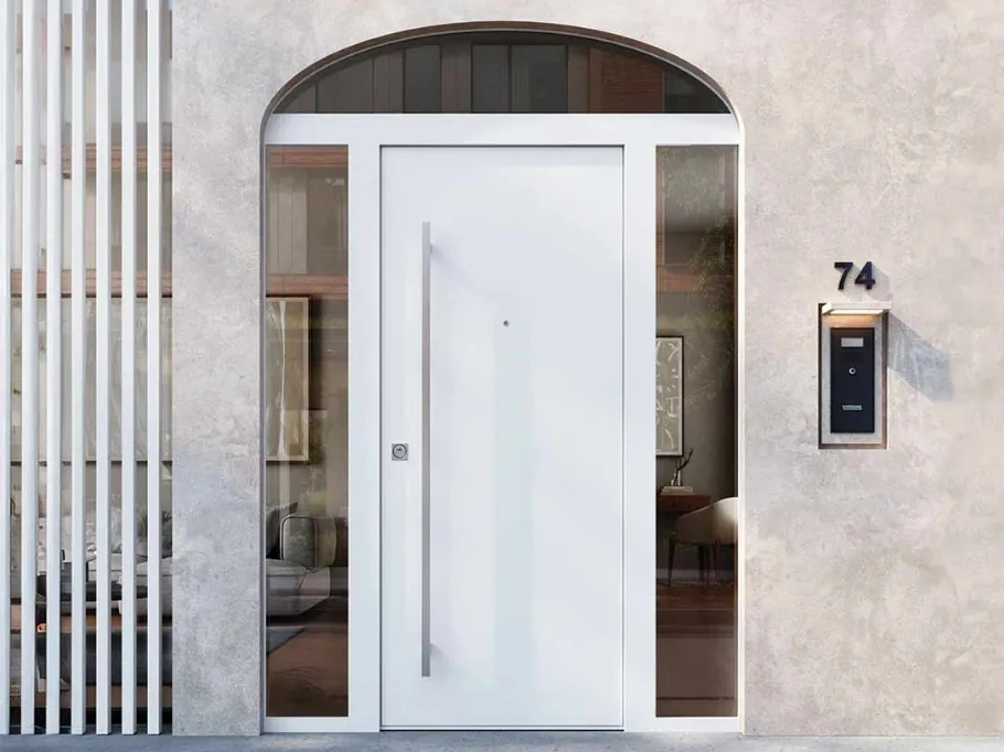 Porta blindata Regular PVC Renolit White 9152 di Bertolotto