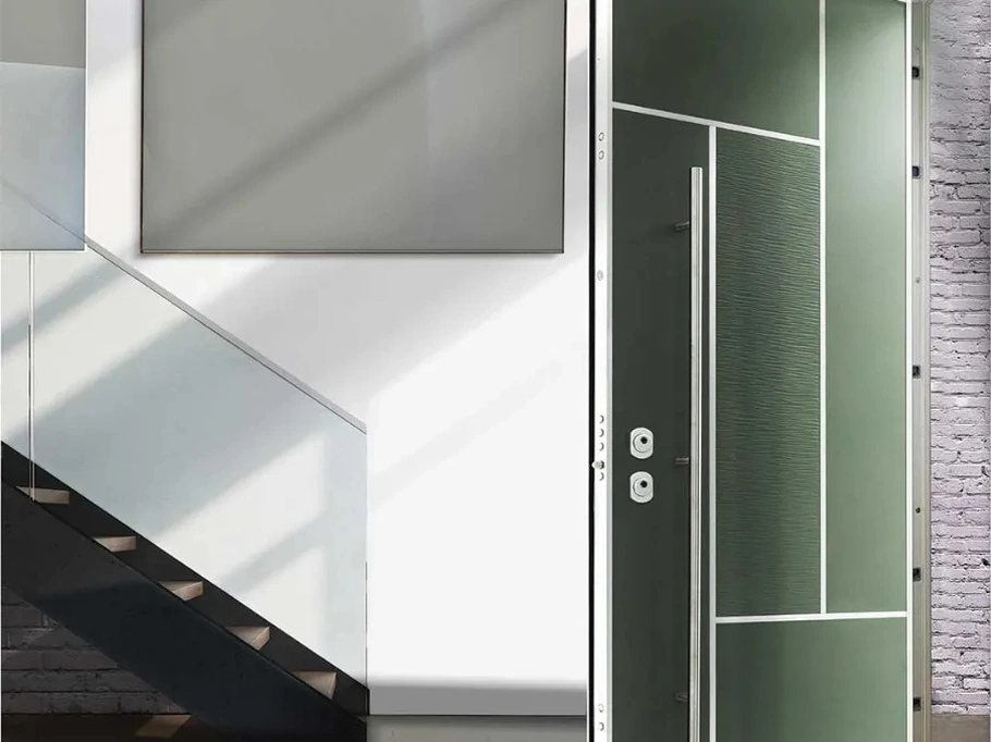 Porta blindata Solid Alluminio Sonora FD di Bertolotto