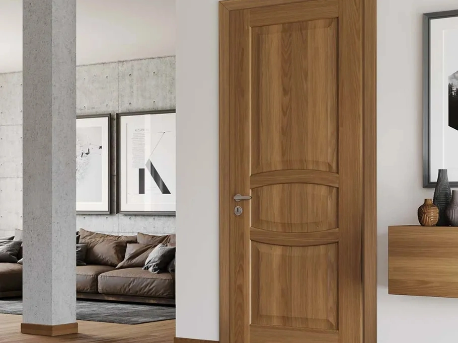 Porta battente per interni Baltimora in legno di rovere di Bertolotto