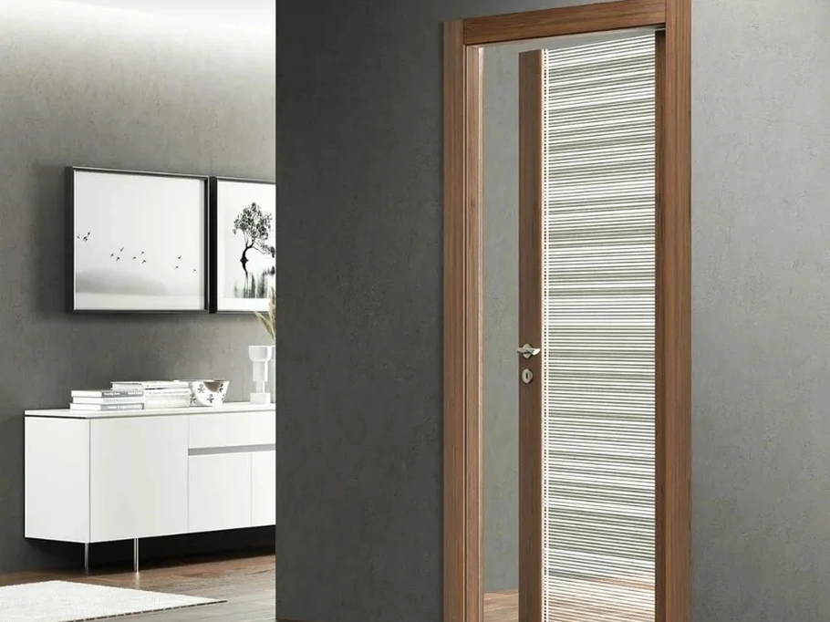 Porta per interni Baltimora New in legno di noce di Bertolotto
