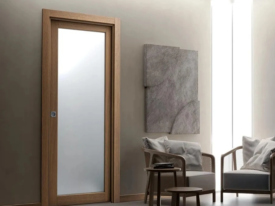 Porta scorrevole per interni Baltimora New in rovere sonoma di Bertolotto