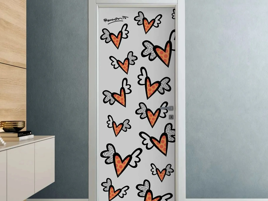 Porta per interni Britto Flying Hearts di Bertolotto