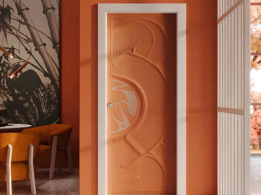 Porta per interni in sabbia colorata Casa Zen Kara di Bertolotto