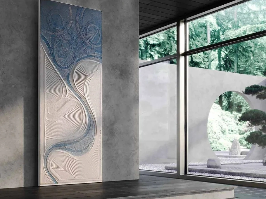 Porta per interni in sabbia colorata Casa Zen Ordos di Bertolotto